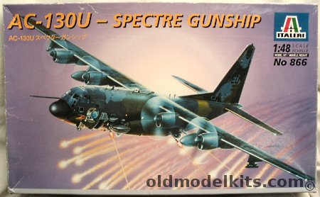 Italeri 1/48 Lockheed AC-130U Spectre Gunship, 866 plastic model kit